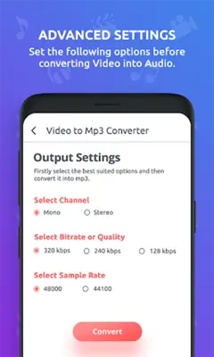 Video to mp3 Converter Music android App screenshot 16