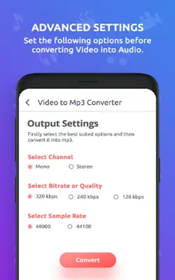 Video to mp3 Converter Music android App screenshot 2